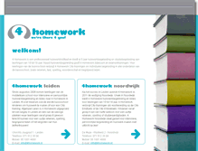 Tablet Screenshot of 4homework.nl