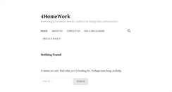 Desktop Screenshot of 4homework.org