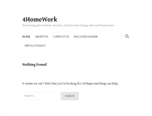 Tablet Screenshot of 4homework.org